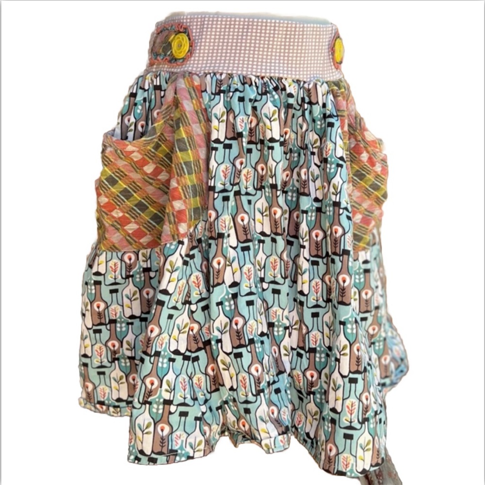 Matilda Jane Modern Art Gabby Twirl Skirt, size 12, You & Me #2933, Pockets!